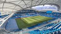 Australia Memamerkan Kondisi Rumput Sydney Football Stadium Menjelang Pertandingan Melawan...