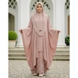 15 Baju Gamis Elegan tapi Simple untuk Kajian, Bisa Dipakai Sholat Tanpa Mukena