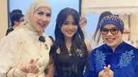 6 Detail Outfit Venna Melinda di Ulang Tahun Gala Sky, Elegan dalam Balutan Putih