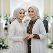 Tampil Memukai dengan 9 Dress Panjang Pesta Kombinasi Outer Muslimah Elegan & Syar'i