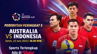 Link Live Streaming Perebutan Peringkat 5 AVC Nations Cup 2025 Indonesia vs Australia, Seb...