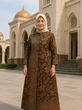 5 Rekomendasi Gamis Batik Kombinasi Lurik untuk Ibu-Ibu Usia 50-an