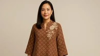 7 Tunik Batik 2025 dengan Bordir Asimetris, Tampil Elegan dan Santun di Acara Resmi
