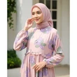 6 Model Gamis Dua Motif, Inspirasi Tampil Syar'i dan Stylish