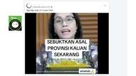 Cek Fakta: Tidak Benar Dalam Video Ini Sri Mulyani Berbagi Rezeki