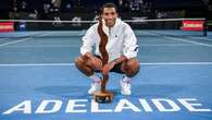 Felix Auger-Aliassime wins Adelaide International final to capture 6th ATP Tour title