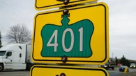 Transport truck crash on 401 near London closes west-bound lanes Tuesday