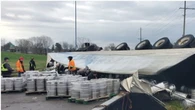 Beer spilled, driver charged in Brockville truck rollover