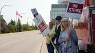 Tensions flare at Best Western workers' strike in downtown Windsor