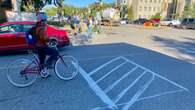 Unsanctioned bike lane painted at Saskatoon intersection where cyclist was killed