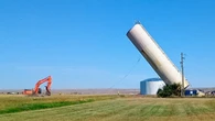 Tower demolition a big 'boom' in Alberta village