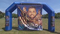 Young Feildians players took to pitch to train with Portuguese soccer professionals