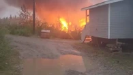 House burns to the ground in Fort Good Hope, N.W.T., as temperatures drop rapidly