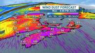 Another rain and wind storm forecast to arrive Monday in the Maritimes