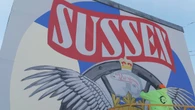 Artists painting next chapter for Sussex's famous murals