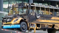 School bus catches fire in Montreal, 5 children inside unharmed