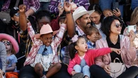 Large parade crowd helps kick off first day of Calgary Stampede