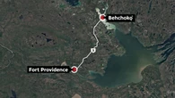 Wildfires burning along Highway 3 between Fort Providence and Behchokǫ̀, N.W.T.