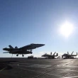 Another jet just slid off a U.S. aircraft carrier. The same aircraft carrier, in fact