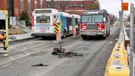 Cyclist in critical condition after being hit by bus in Mercier–Hochelaga-Maisonneuve