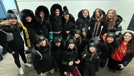 16 parkas gifted to visiting girls' hockey team in Rankin Inlet, Nunavut