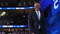 Former U.S. president Barack Obama arrives in Toronto to deliver gala keynote