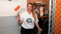 Volunteers 'paint it fur-ward' by adding colour to Whitehorse animal shelter