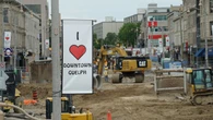 Businesses in downtown Guelph are feeling the impacts of a major reconstruction project