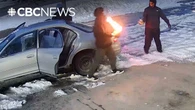 Video shows arson at Prince Albert, Sask., business