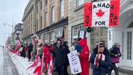 Elbows up! 'Seriously angry grannies' and 'menopause mafia' protest Trump in Ottawa