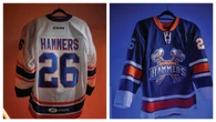Hamilton Hammers American Hockey League team unveil their 1st ever jersey
