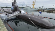 Korean submarine on display in bid for Canadian contract