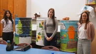 Hammarskjold High School students transform city park garbage cans into art