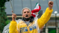 Protesters in Toronto rally against an Iranian election they call a 'sham'