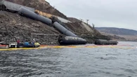 Nearly 13,000 litres of aviation fuel spilled beside B.C. lake after derailment