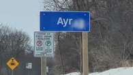 Community members, politicians react to racist graffiti sprayed on Ayr town sign