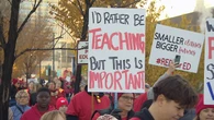 At least 8,000 people rally for public education in Edmonton Thursday