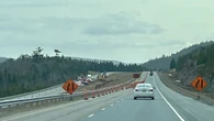 Eastbound lanes on Route 1 remain closed due to fuel spill