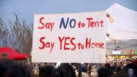 Barrhaven residents rally against tent-like shelters for asylum seekers