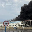 Russian strikes targets in western Ukraine, hits electronics factory