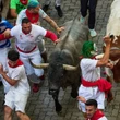 Runner gored in the face at Spain's San Fermin bull run festival
