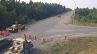 Wildfire closes section of Route 8 near Miramichi