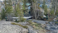 Firefighters put out shack fire near Yellowknife's Pilot's Monument