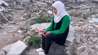 Her husband and kids were given safe passage to Canada. She's living in a tent in Gaza