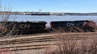 CN train derails in Saint John near Courtenay Bay Causeway