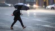 Heavy rain and thunderstorms tracking through the Sudbury area