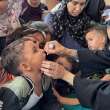 Children in Gaza receive polio vaccines as WHO launches emergency campaign