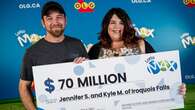 Northern Ontario couple wins $70M in LOTTO MAX draw