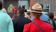 RCMP put on their dress reds to open state-of-the-art detachment in Cornwall, P.E.I.