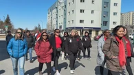 'Don't give up on yourself or your family': Yellowknife marks Red Dress Day with march for MMIWG2S+